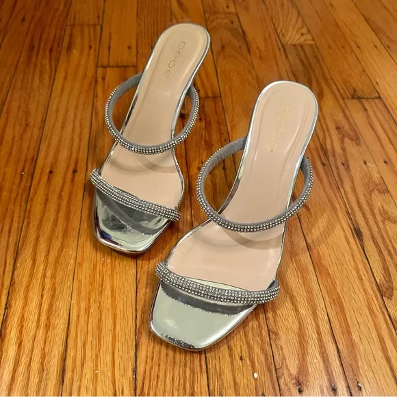 Bebe CAMILAH HEELS in silver - Picture 2 of 5